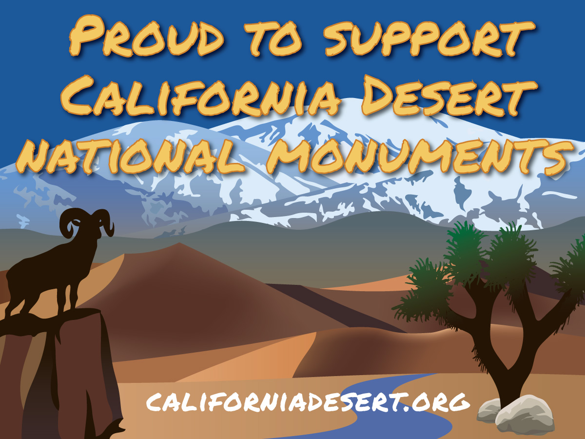 Southern Inyo County Supports California Desert National Monuments