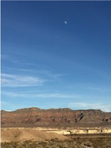 The Sky and landscape of Shoshone