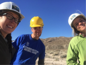 Selfie of Field Crew Members Rhyan, Sam, and Alison