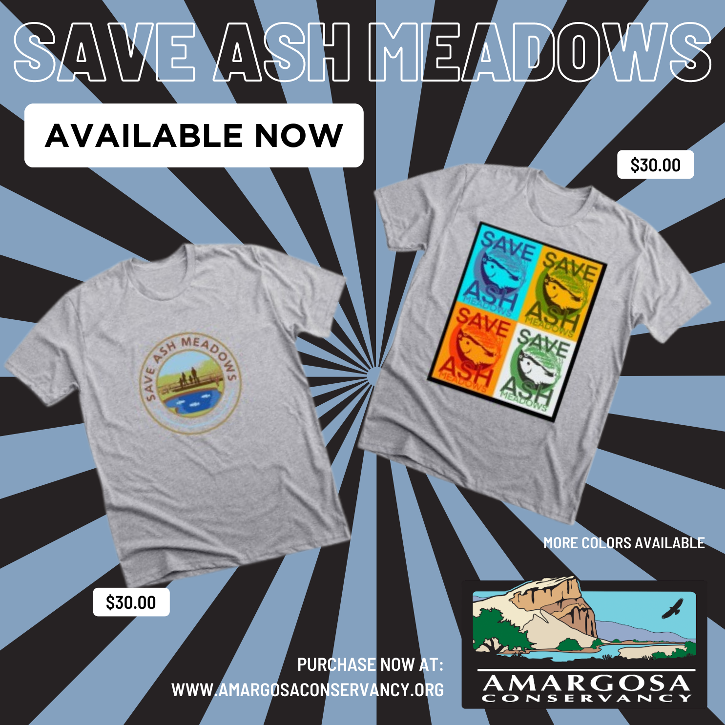 SAVE ASH MEADOWS while rockin’ a sweet shirt!